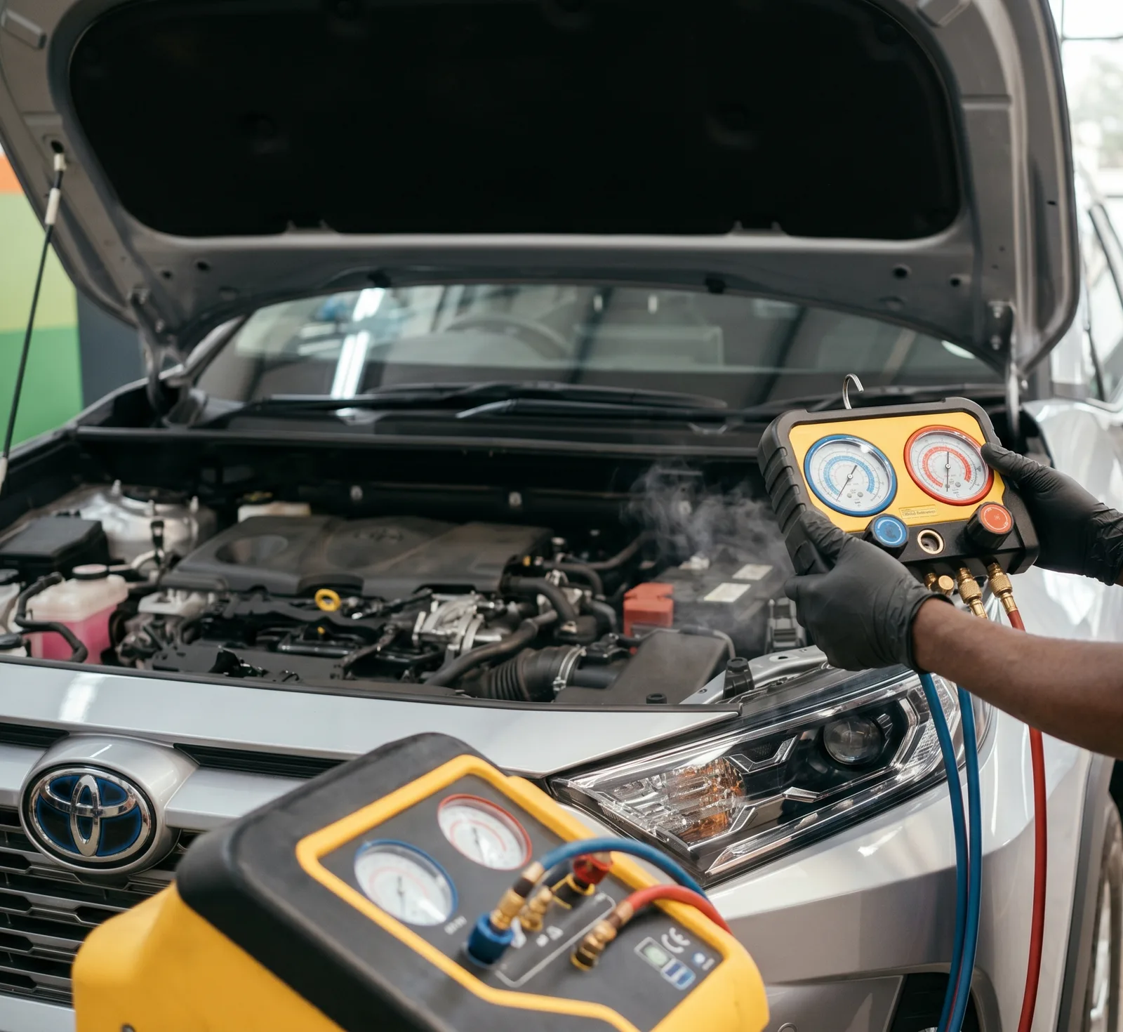 AC Service & Repair at Pro-Wealth Automotive Garage